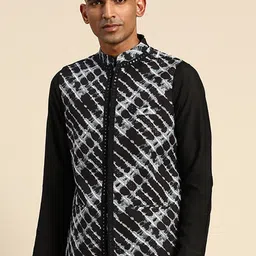 KISAH Abstract Printed Nehru Jackets-88