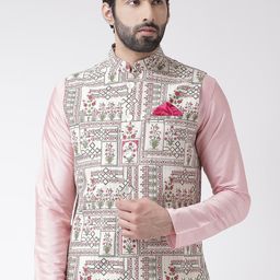KISAH Printed Nehru Jackets-21