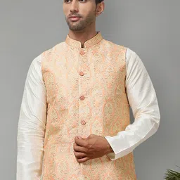Anouk Woven Design Nehru Jackets-29