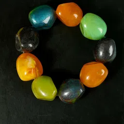 Bamboo Tree Jewels Women Beaded Stretchable Bracelet-32