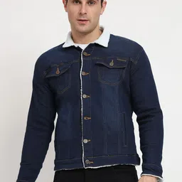 NUEVOSDAMAS Spread Collar Denim Jacket-picture-36