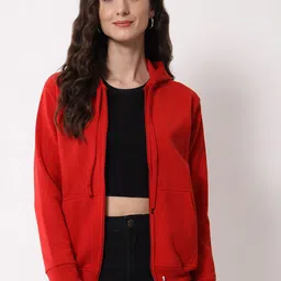Funday Fashion Hooded Fleece Bomber Jacket-45