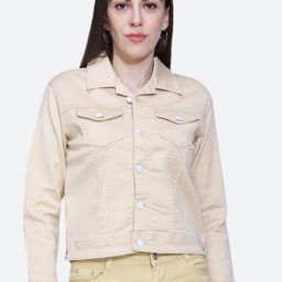 FCK-3 Spread Collar Lightweight Crop Denim Jacket-picture-37