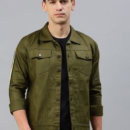 VOXATI Spread Collar Denim Jacket-image-96