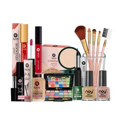NOY Essentials 15Pcs Makeup Combo-Must-Have Pairings For Effortless Glam- Combo No 1237-33