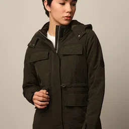 ONLY Women Solid Tailored Oversized Pockets Jacket-image-7