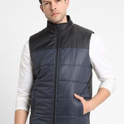 Dennis Lingo Colourblocked Quilted Jacket-45