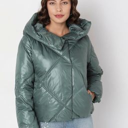 Vero Moda Hooded Puffer Jacket-43