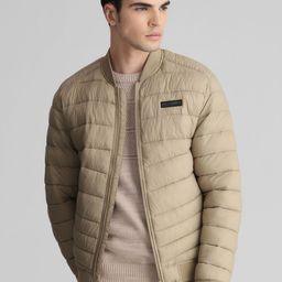 Jack & Jones Solid Nylon Casual Puffer Jacket-image-30