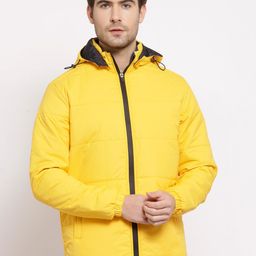 Style Quotient Men Yellow Lightweight Padded Jacket-image-53