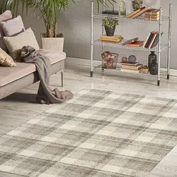 saraswatii global Grey Geometric Hand-Tufted Carpets-image-73