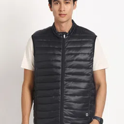 Turtle Mandarin Collar Windcheater Puffer Jacket-21