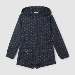 max Girls Conversational Printed Hooded Longline Pure Cotton Jacket-image-10