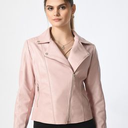 TBOJ Lapel Collar Leather Lightweight Anti Odour Biker Jacket-picture-46