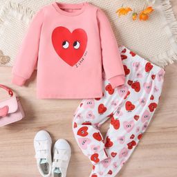 YK Girls Printed T-Shirt & Joggers Clothing Set-image-31