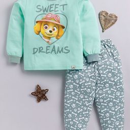Moms Love Girls Printed Top With Trousers Clothing Set-image-55