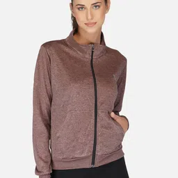 UZARUS Self Design Mock Collar Lightweight Sporty Jacket-17