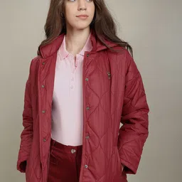 U.S. Polo Assn. Women Hooded Quilted Jacket-image-69