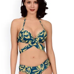 bare dezire Printed Swim Bikini Set-image-5