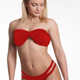 VAGHBHATT Women Strapless Swim Bikini Set-image-23