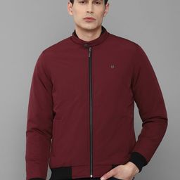 Louis Philippe Jeans Men Maroon Bomber Jacket-image-17