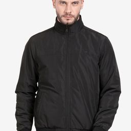 t-base Men Black Windcheater Bomber Jacket-image-48