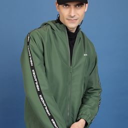 HIGHLANDER Mock Collar Long Sleeves Bomber Jacket-image-13