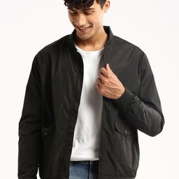 SHOWOFF Stand Collar Windcheater Bomber Jacket image 3