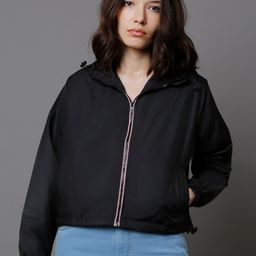High Star Hooded Neck Long Sleeve Open Front Jacket-26