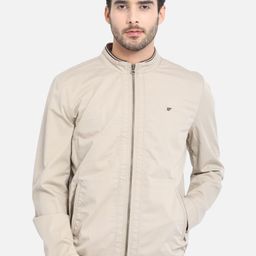 t-base Men Brown Windcheater Bomber Jacket-image-7