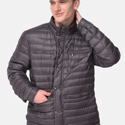 Woods Men Grey Water Resistant Puffer Jacket-picture-2