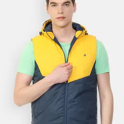 Louis Philippe Sport Colourblocked Hooded Padded Jacket-picture-28