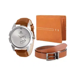 MARKQUES Men Brown Solid Accessory Gift Set STV-770904-VIN-04-EXE-04-Multi-image-67