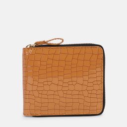Bagsy Malone Women Yellow Textured Zip Around Wallet-13