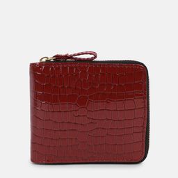 Bagsy Malone Maroon Textured Purse Clutch-19