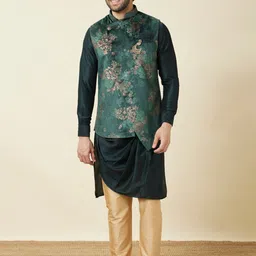 Manyavar Self Design Kurta & Churidar with Jacket-picture-57