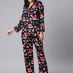 Pyjama Party Women Printed Night suit-image-129