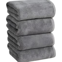 Cotton Bolls Textiles Grey 4 Pieces 300 GSM Super Soft Hand Towel-image-47