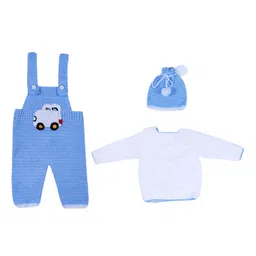 WINDROP SOLUTIONS Infants Self-Design Dungarees Set-image-78