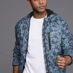 HRX by Hrithik Roshan Abstract Print Rapid-Dry Running Jacket-picture-12