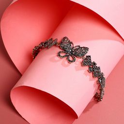 SOHI Gold-Plated Butterfly Link Bracelet-image-21