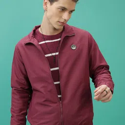 HIGHLANDER Mock Collar Bomber Jacket-image-9