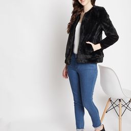 Crimsoune Club Women Black Tailored Jacket-image-46
