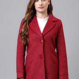 Latin Quarters Lapel Collar Lightweight Longline Tailored Jacket-image-81