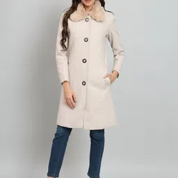 Chemistry Woollen Longline Overcoat Coat-image-65
