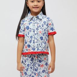 One Friday Girls Printed Tailored Jacket-image-82