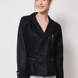 Beatnik Women Leather Tailored Jacket-picture-45