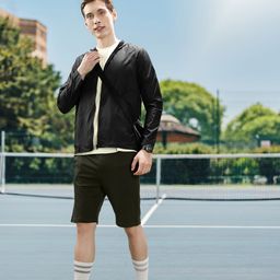 Harvard Men Black Solid Hooded Sporty Jacket-picture-33