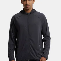 Jockey Men Grey Hooded Sporty Jacket-picture-11