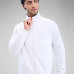 SPYKAR Men Full Sleeve Regular Fit Solid Bomber Jacket-image-82